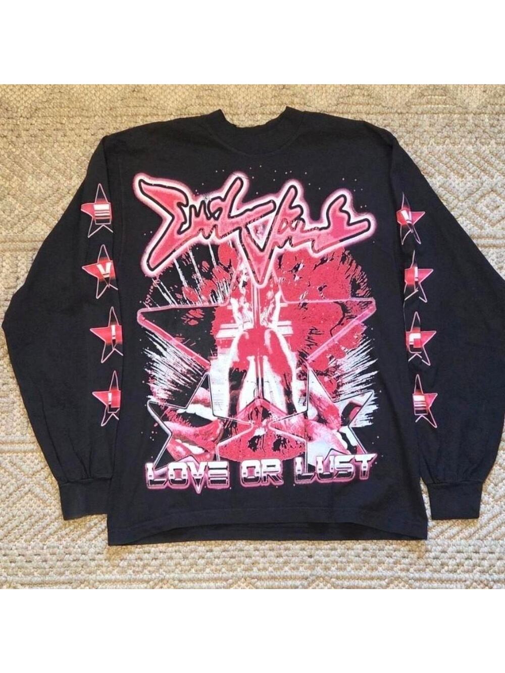 Evil Vice Love Or Lust Long Sleeve Shirt Medium NWT